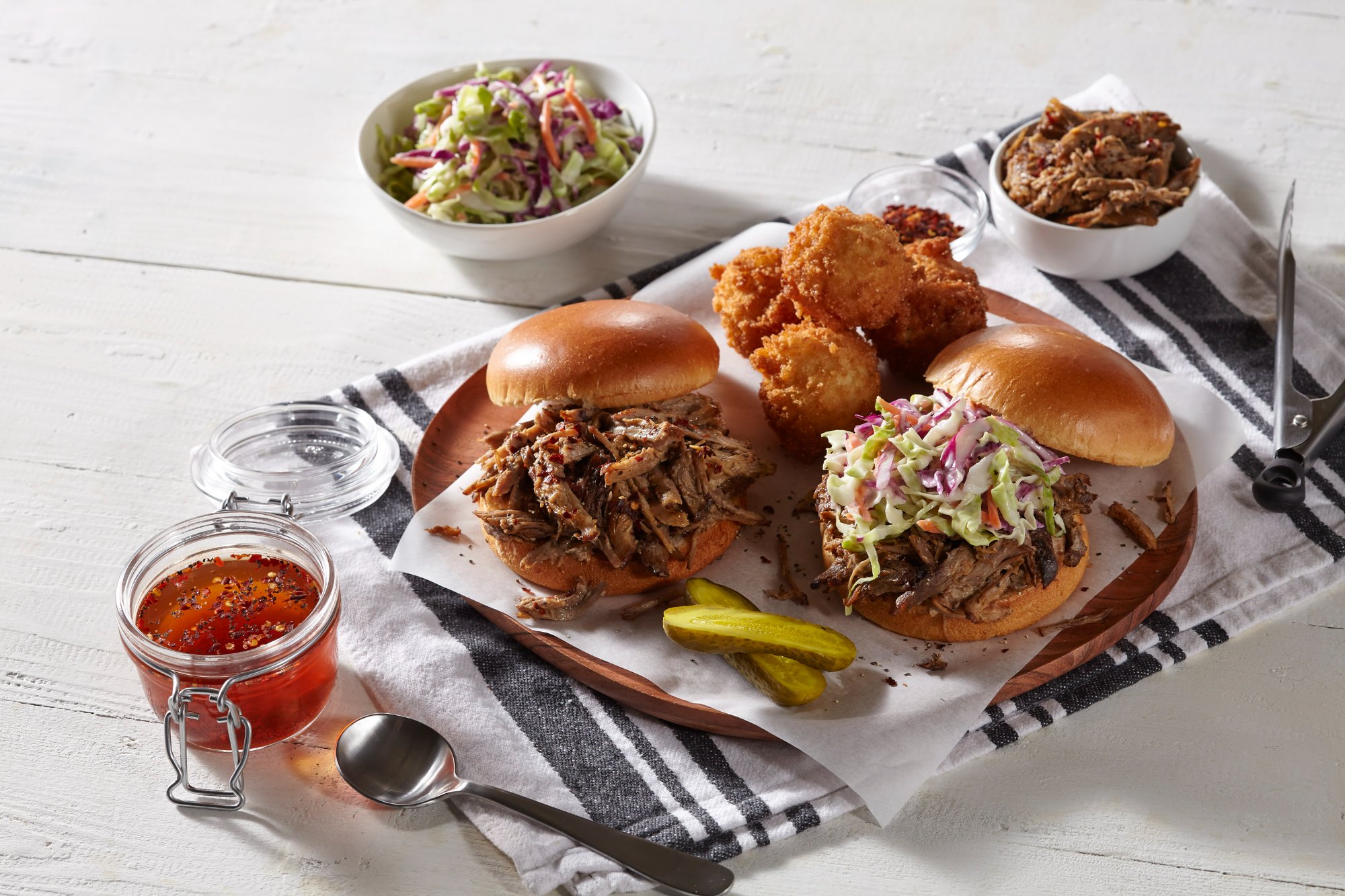 Pork BBQ commercial restaurant food photography, Richmond Virginia