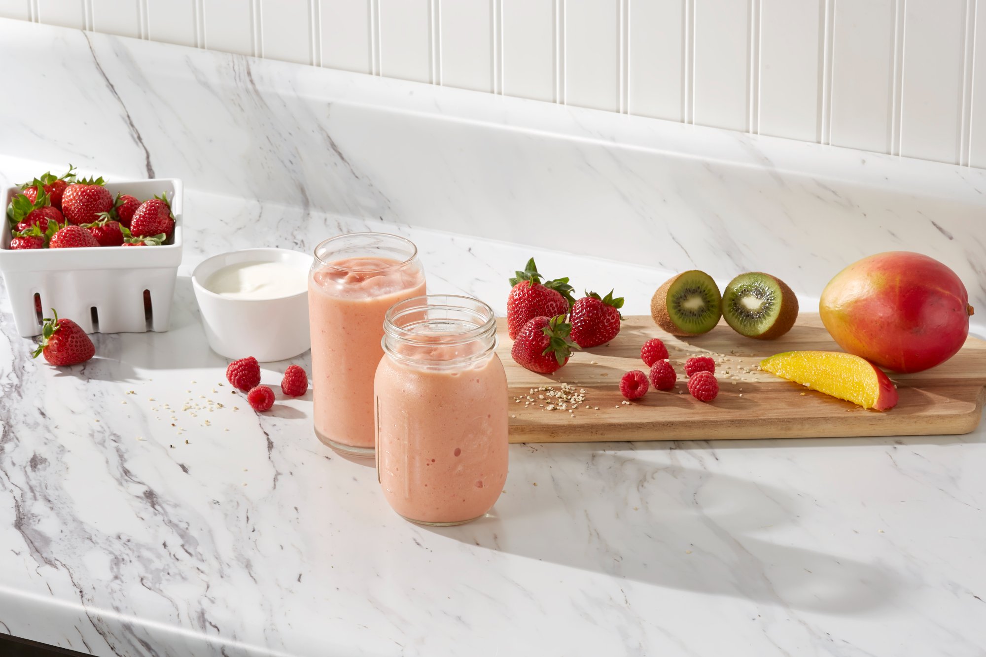 Tropical smoothie commercial food photography, Reveal Photo Richmond VA